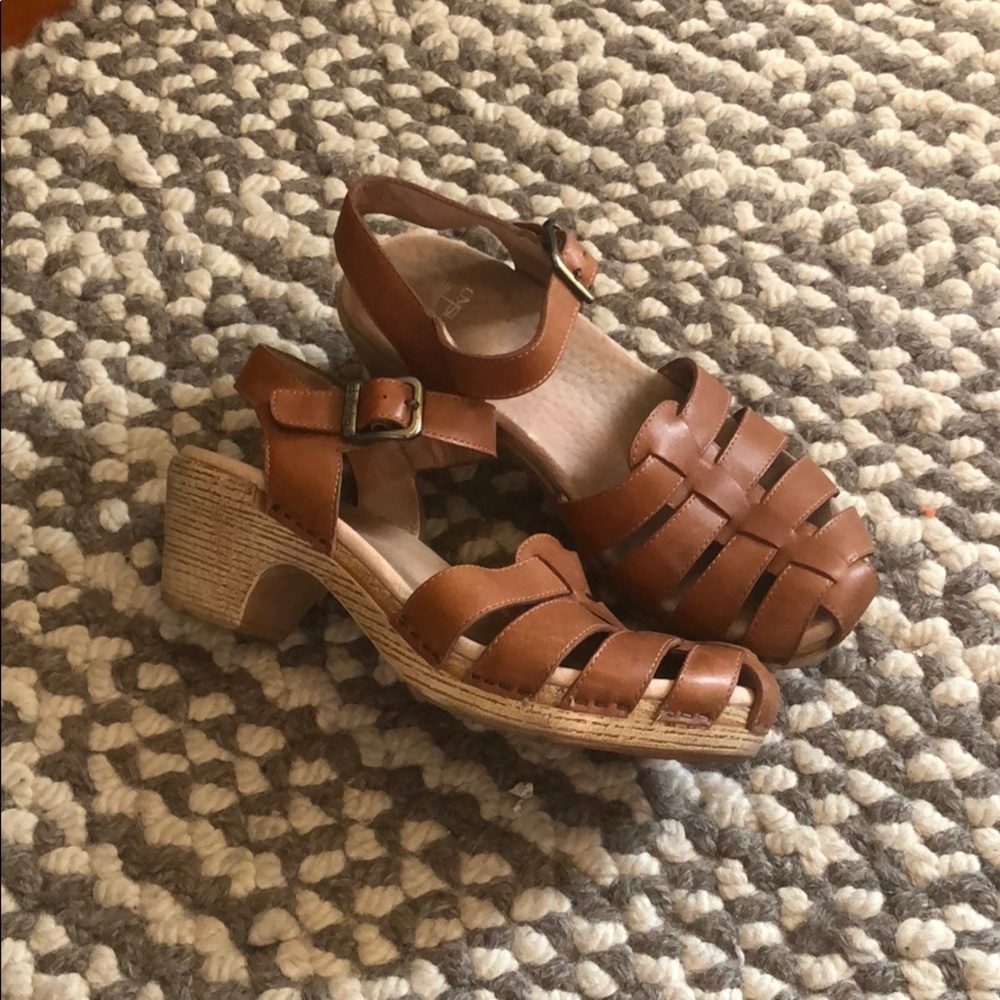 Dansko Milly leather sandals clogs 38